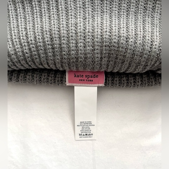 kate spade NY Chenille Patch Knit Set NWOT - Picture 4 of 4